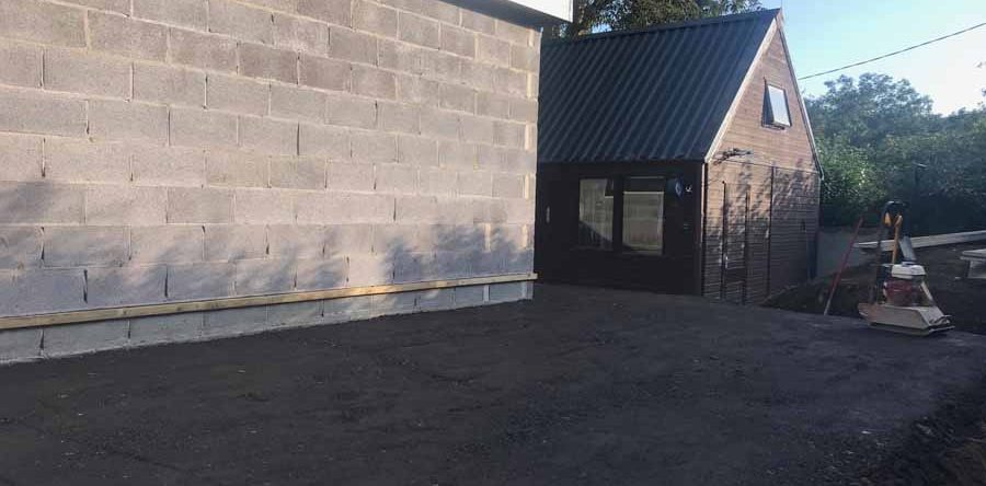 Footings for Extension